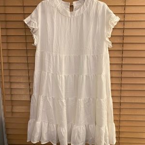 Foteisy White Dress